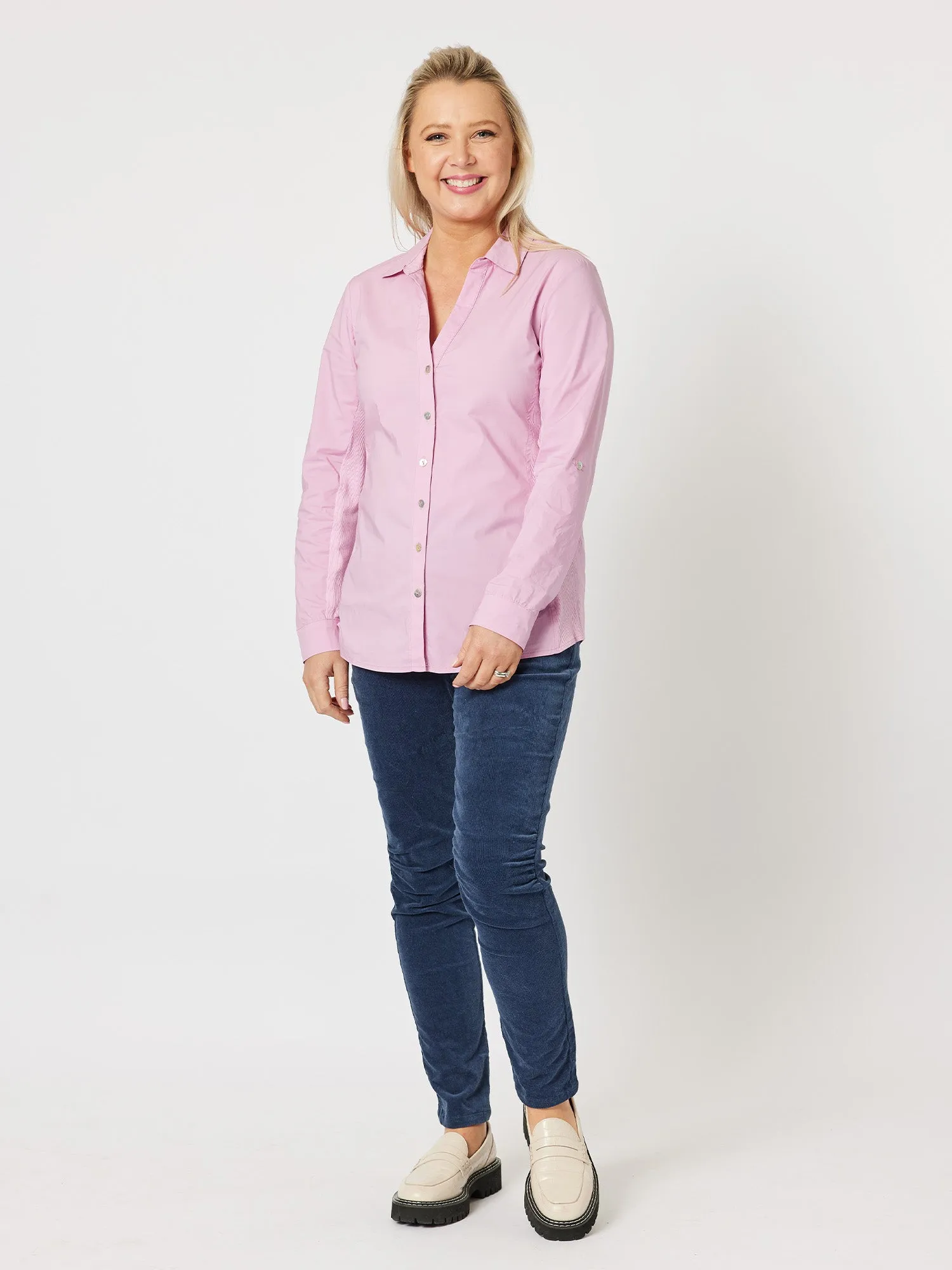 Emma Rib Detail Shirt - Orchid sold by RC & Co product image thumbnail 2