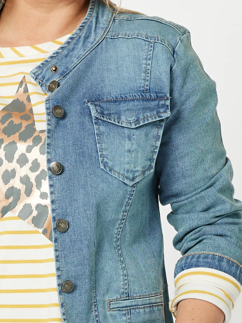 Maggie Denim Jacket - Denim sold by RC & Co product image thumbnail 5