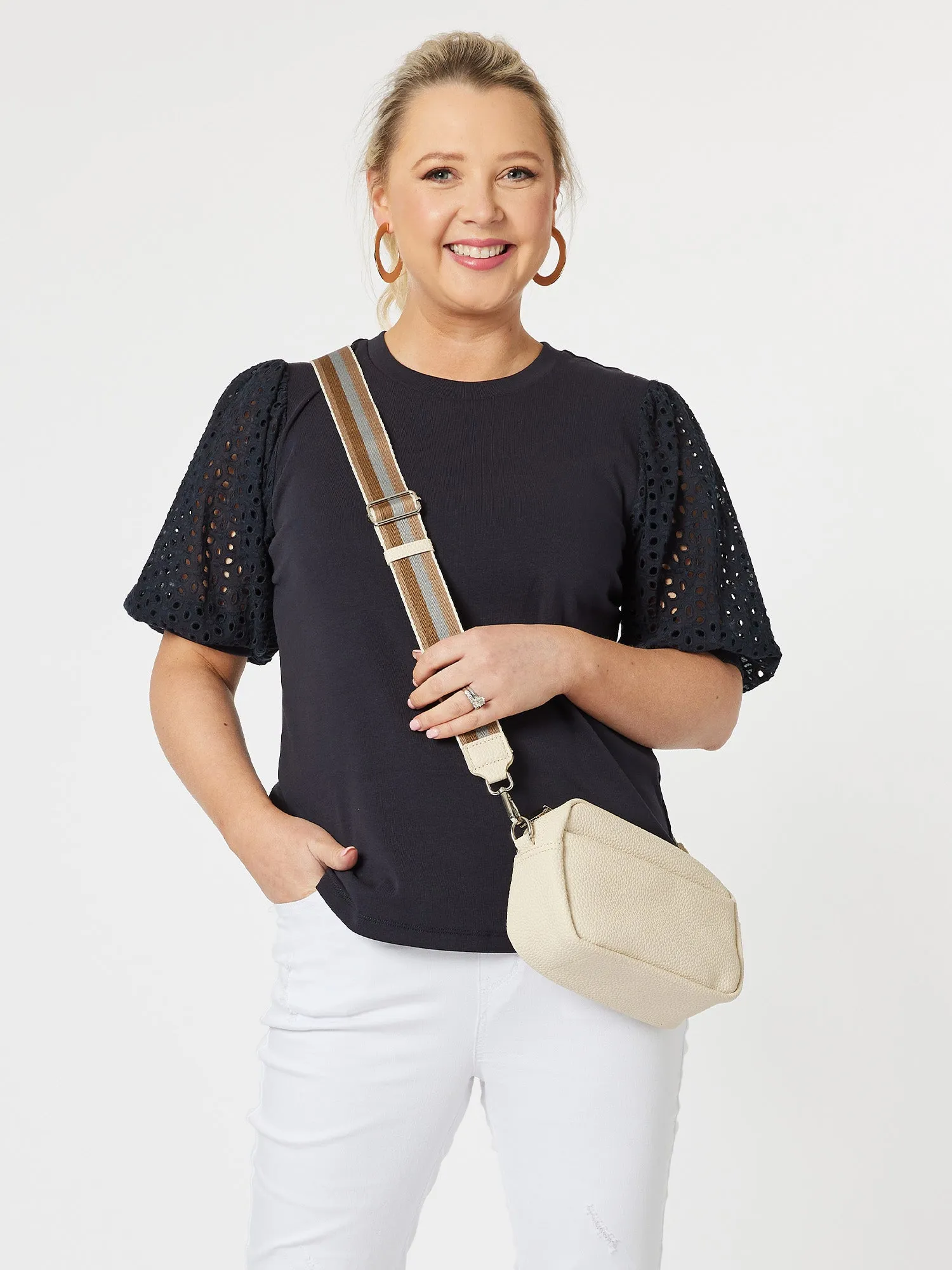 Keely Crossbody Bag - Natural sold by RC & Co