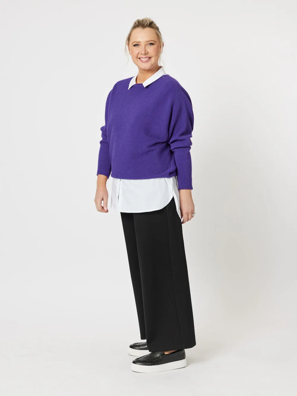 Phoebe Batwing Knit - Amethyst sold by RC & Co product image thumbnail 3