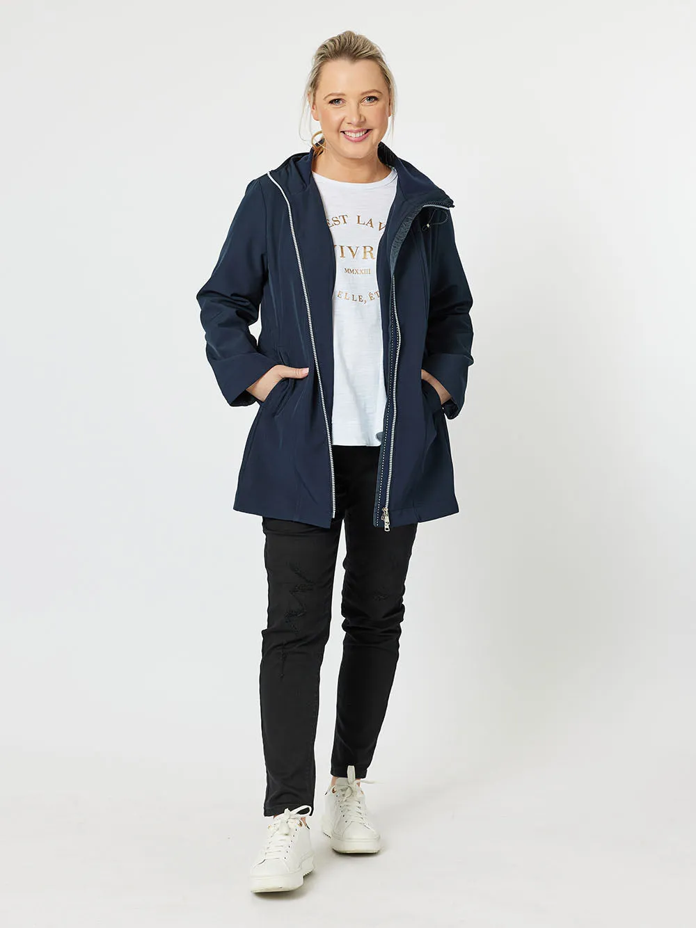 Cruise Hooded Jacket - Navy sold by RC & Co product image thumbnail 2