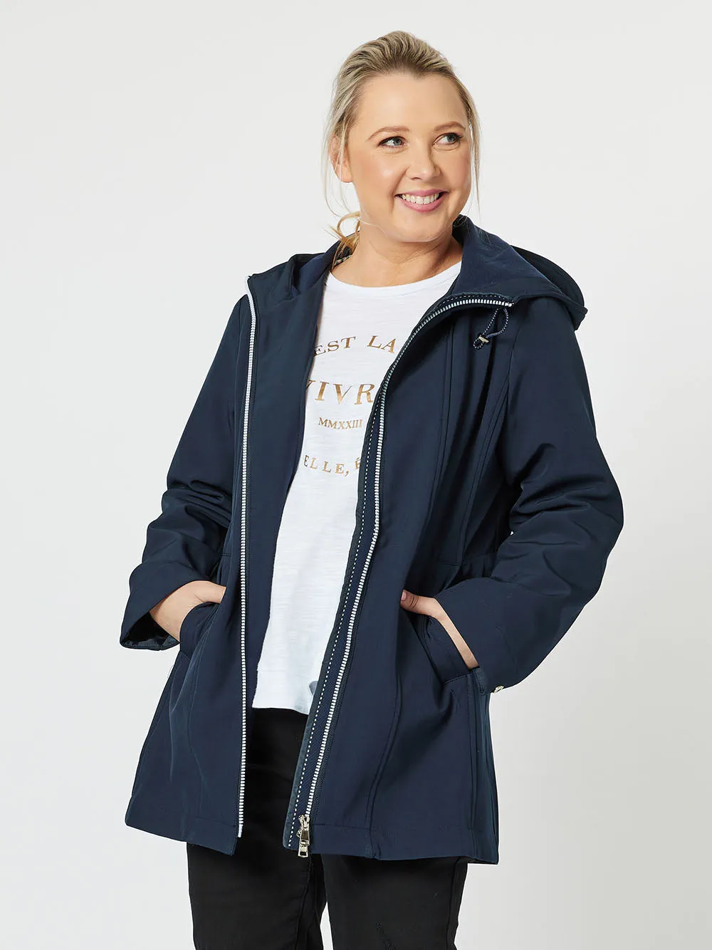 Cruise Hooded Jacket - Navy sold by RC & Co product image thumbnail 4