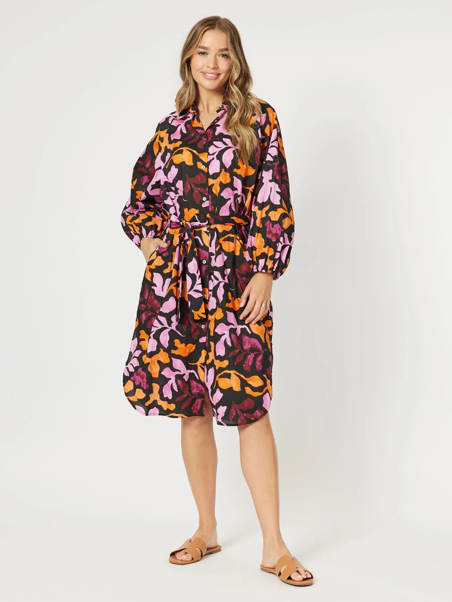 Tara Shirt Dress - Pink sold by RC & Co product image thumbnail 5