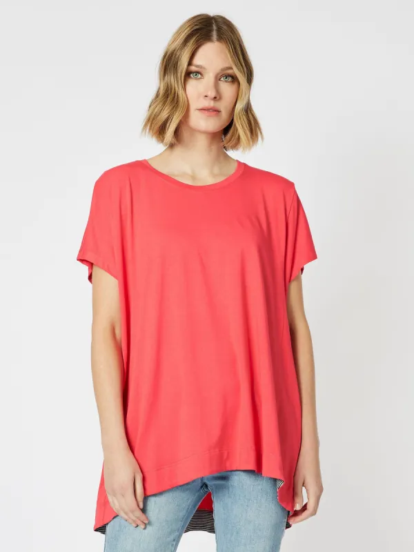 Serene A-Line T-Shirt - Poppy sold by RC & Co