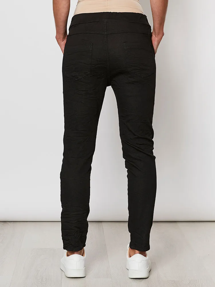 Pocket Detail Jogger Jean - Black sold by RC & Co product image thumbnail 3