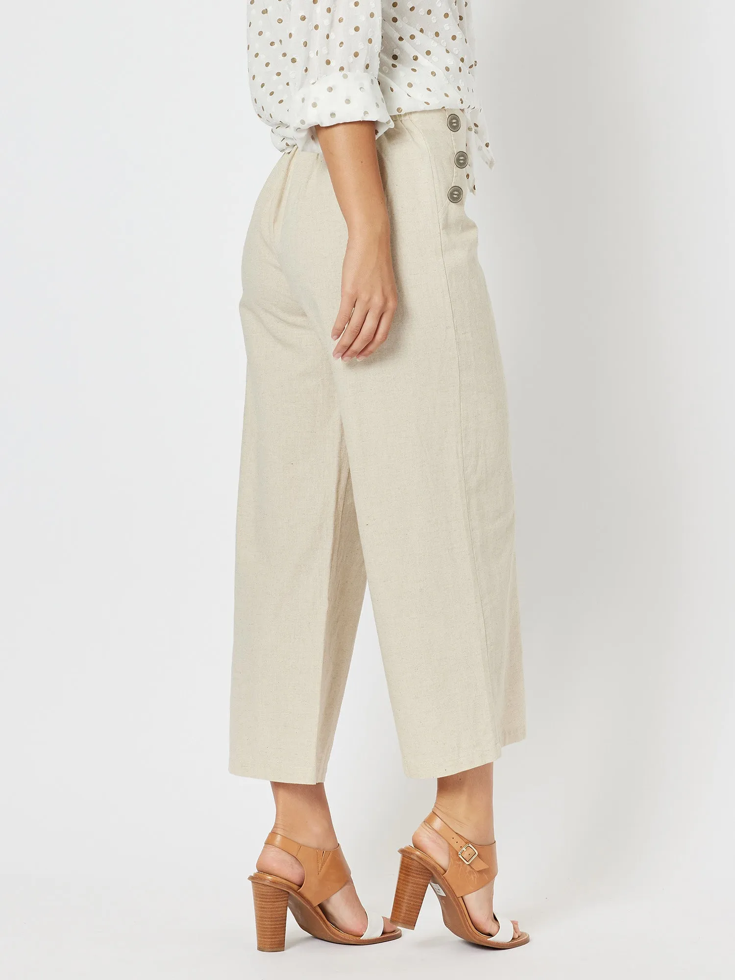Sailor Wide Leg Pant - Natural sold by RC & Co product image thumbnail 3