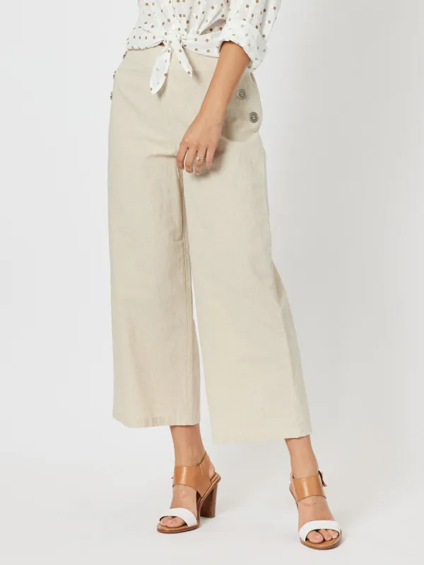 Sailor Wide Leg Pant - Natural sold by RC & Co