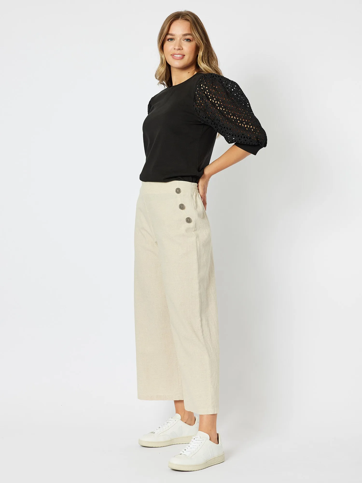Sailor Wide Leg Pant - Natural sold by RC & Co product image thumbnail 5