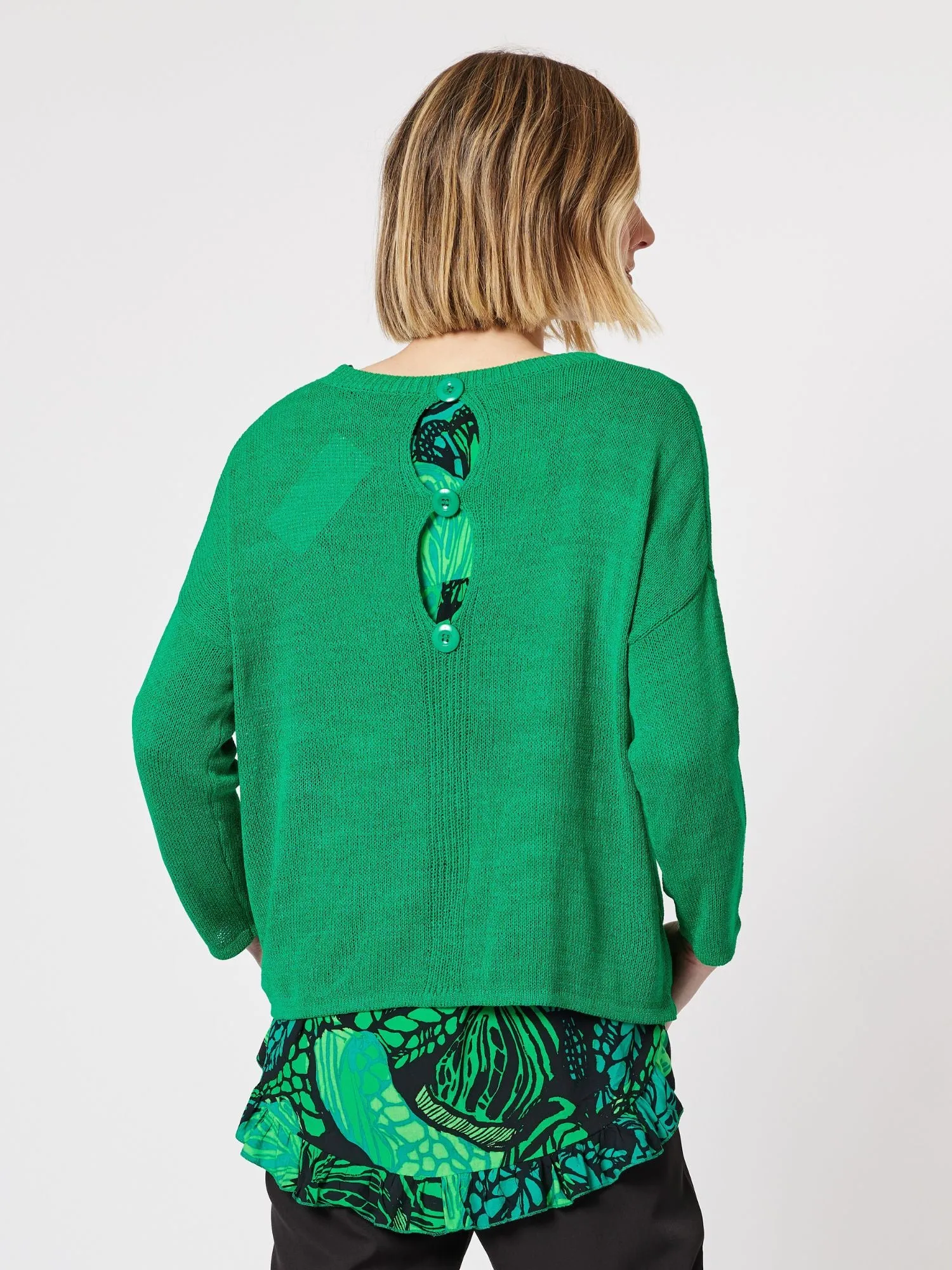 Key Hole Knit - Green sold by RC & Co product image thumbnail 2