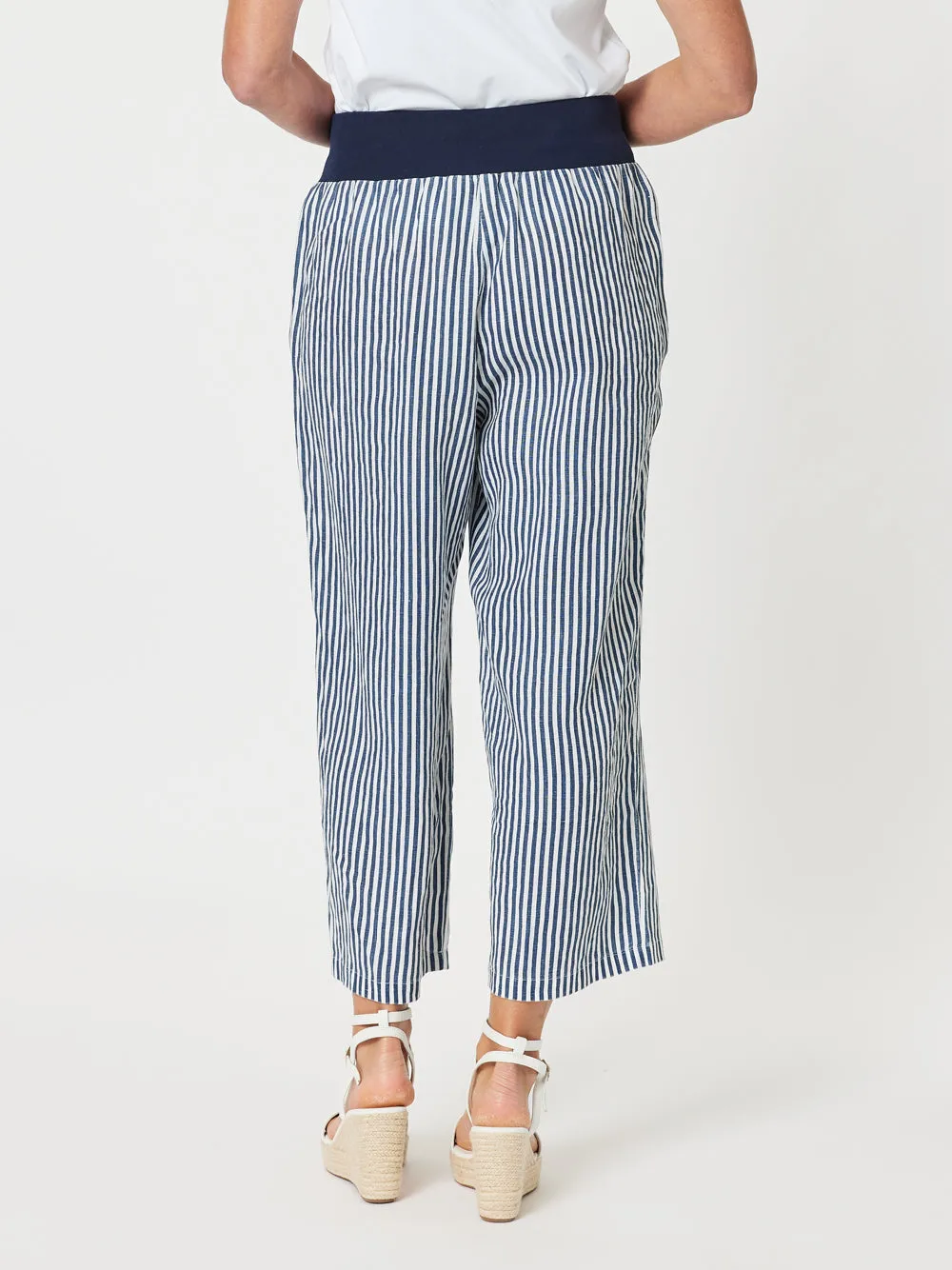 Stripe Beach Pant - Navy sold by RC & Co product image thumbnail 5