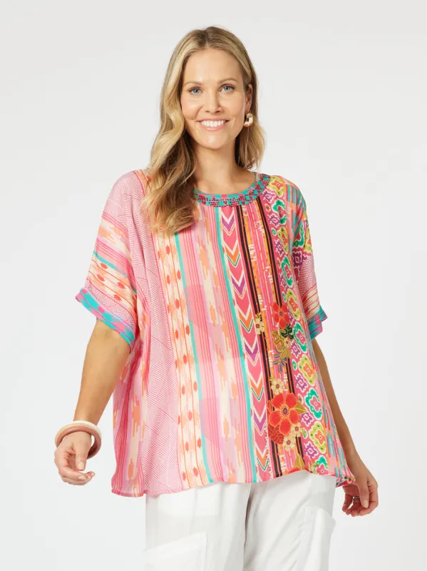 Corsica Top - Multi sold by RC & Co