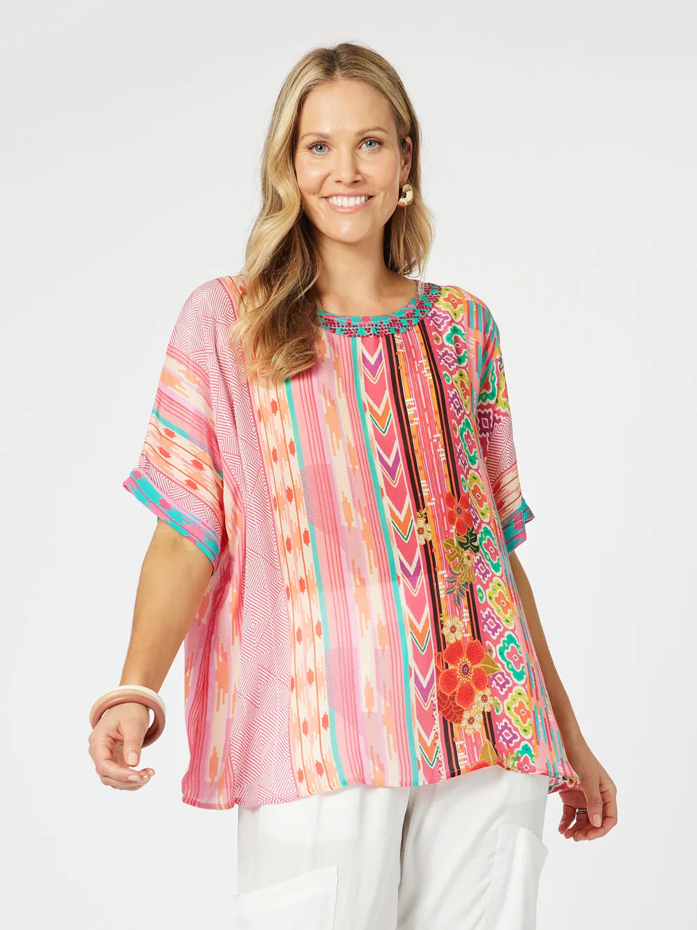 Corsica Top - Multi sold by RC & Co