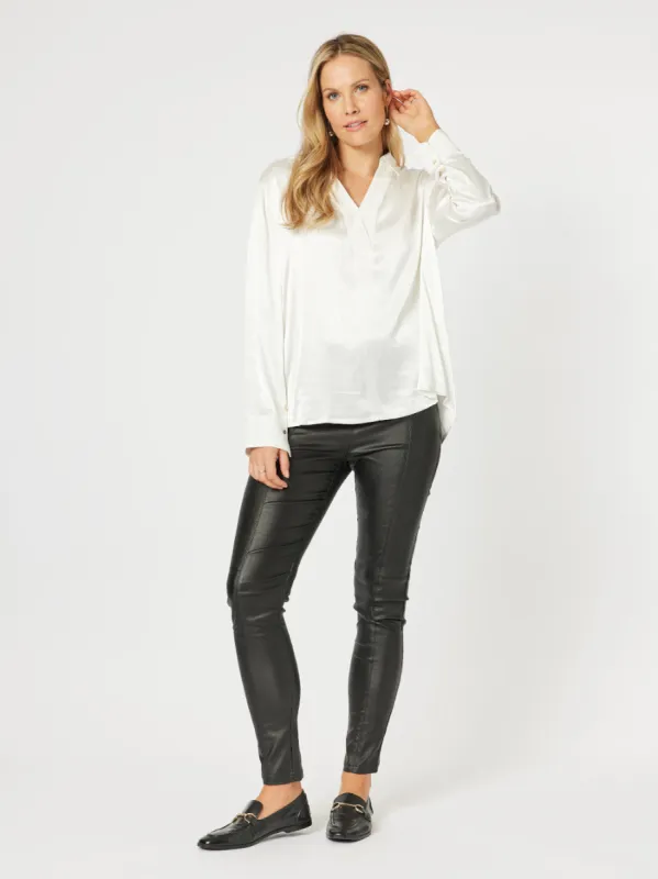 Tuxedo Top - Ivory sold by RC & Co