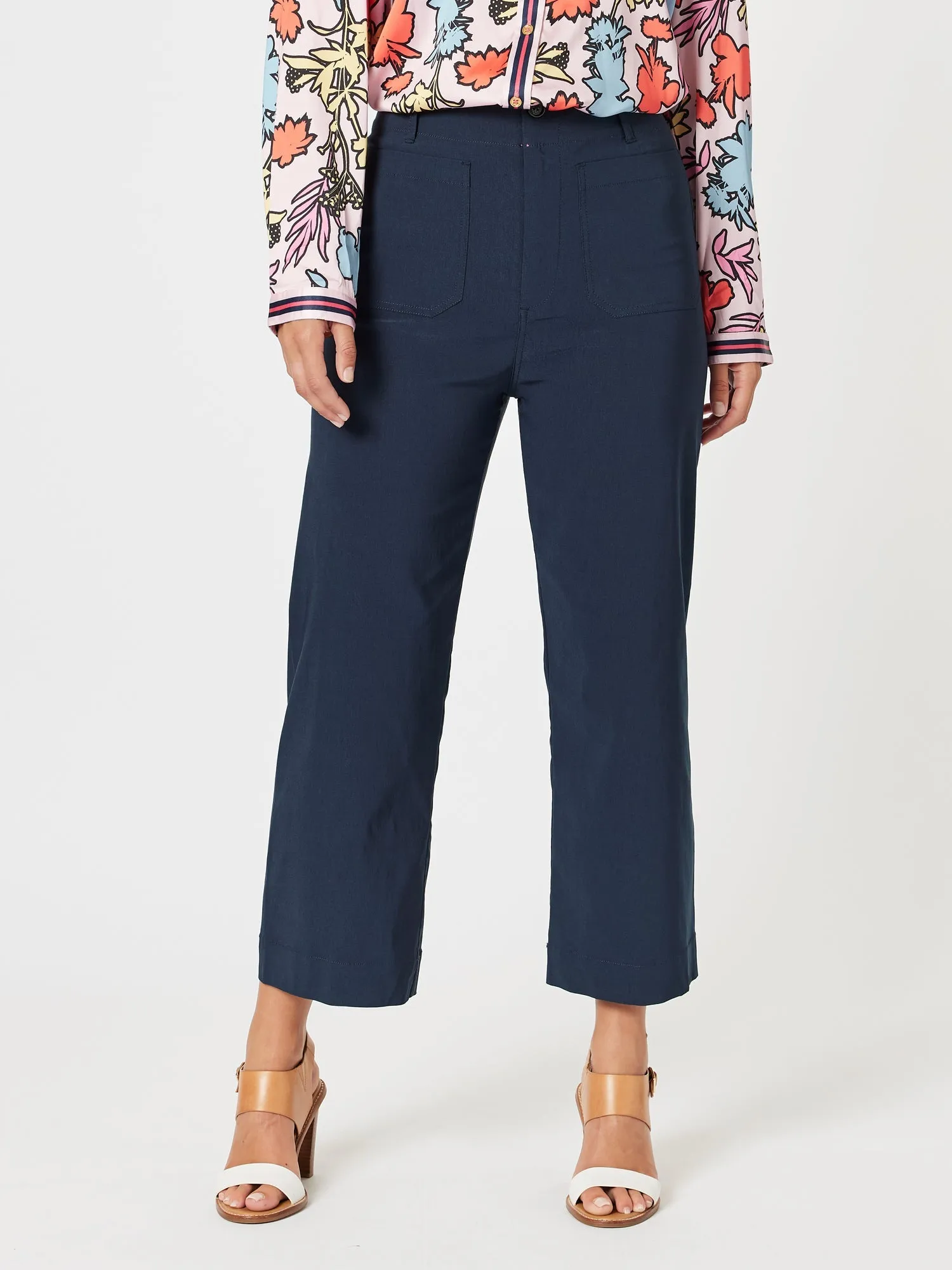 Marine Wide Leg Pant - Navy sold by RC & Co
