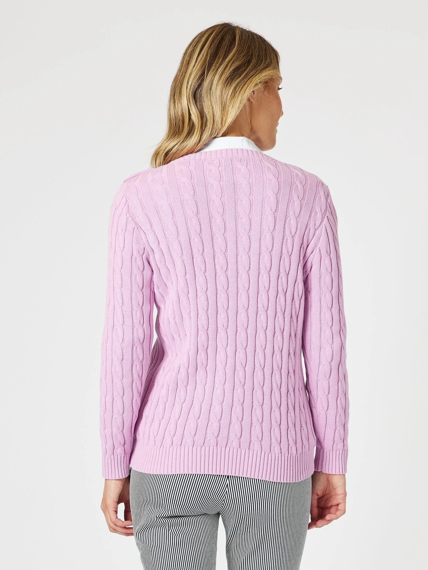 Kala Cable Knit Jumper - Orchid sold by RC & Co product image thumbnail 5