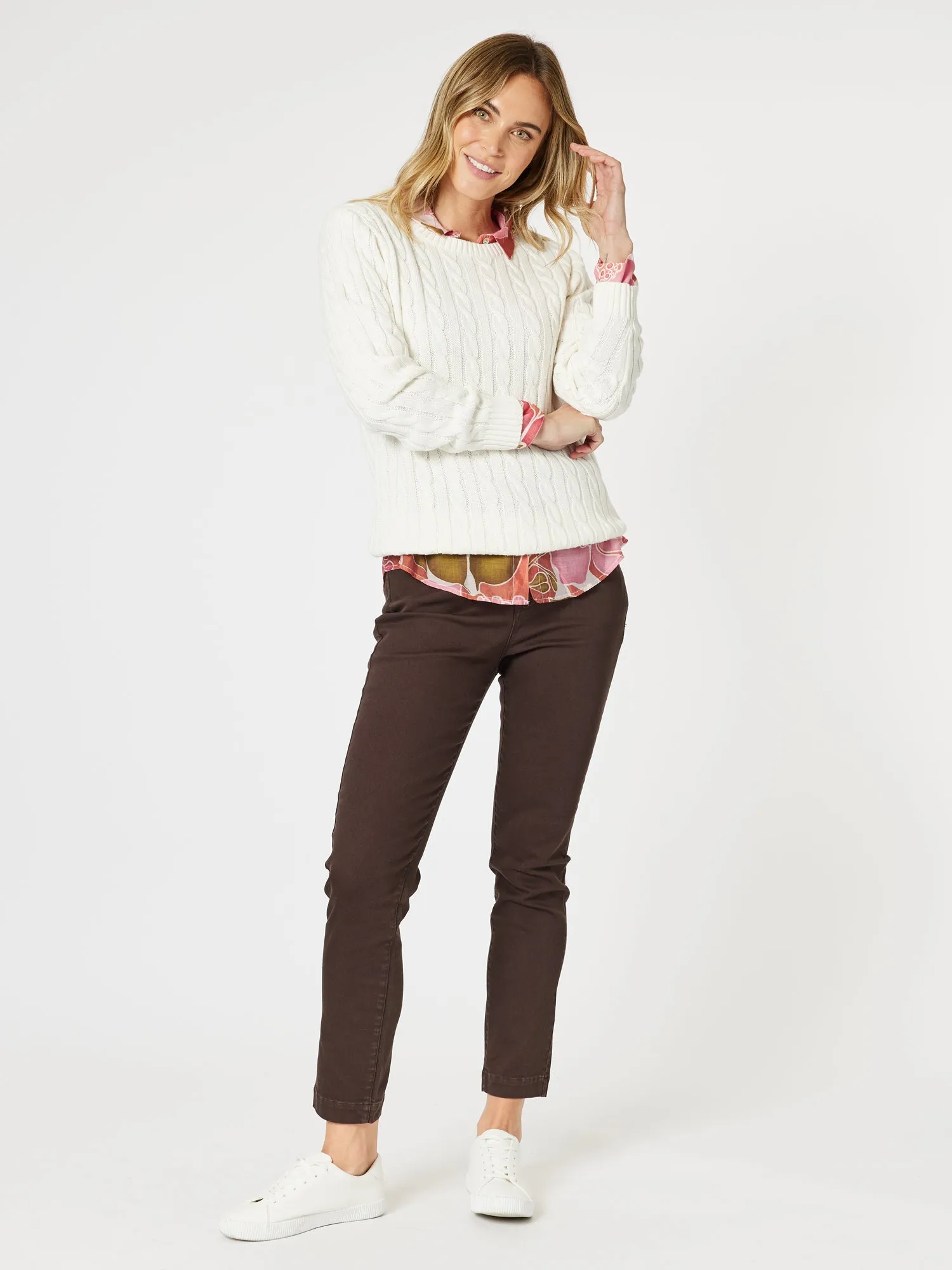 Kala Cable Knit Jumper - Ivory sold by RC & Co product image thumbnail 2