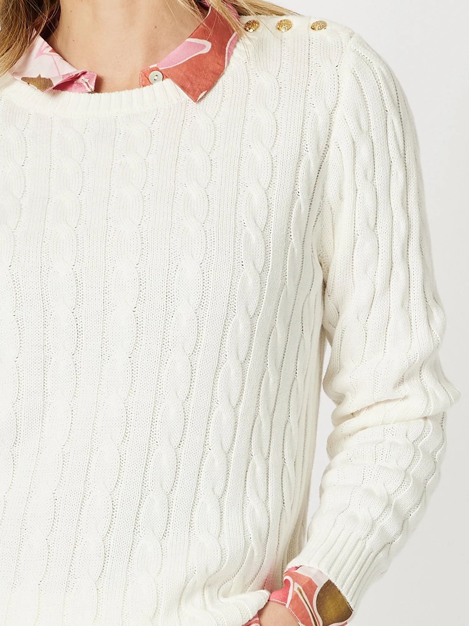 Kala Cable Knit Jumper - Ivory sold by RC & Co product image thumbnail 4