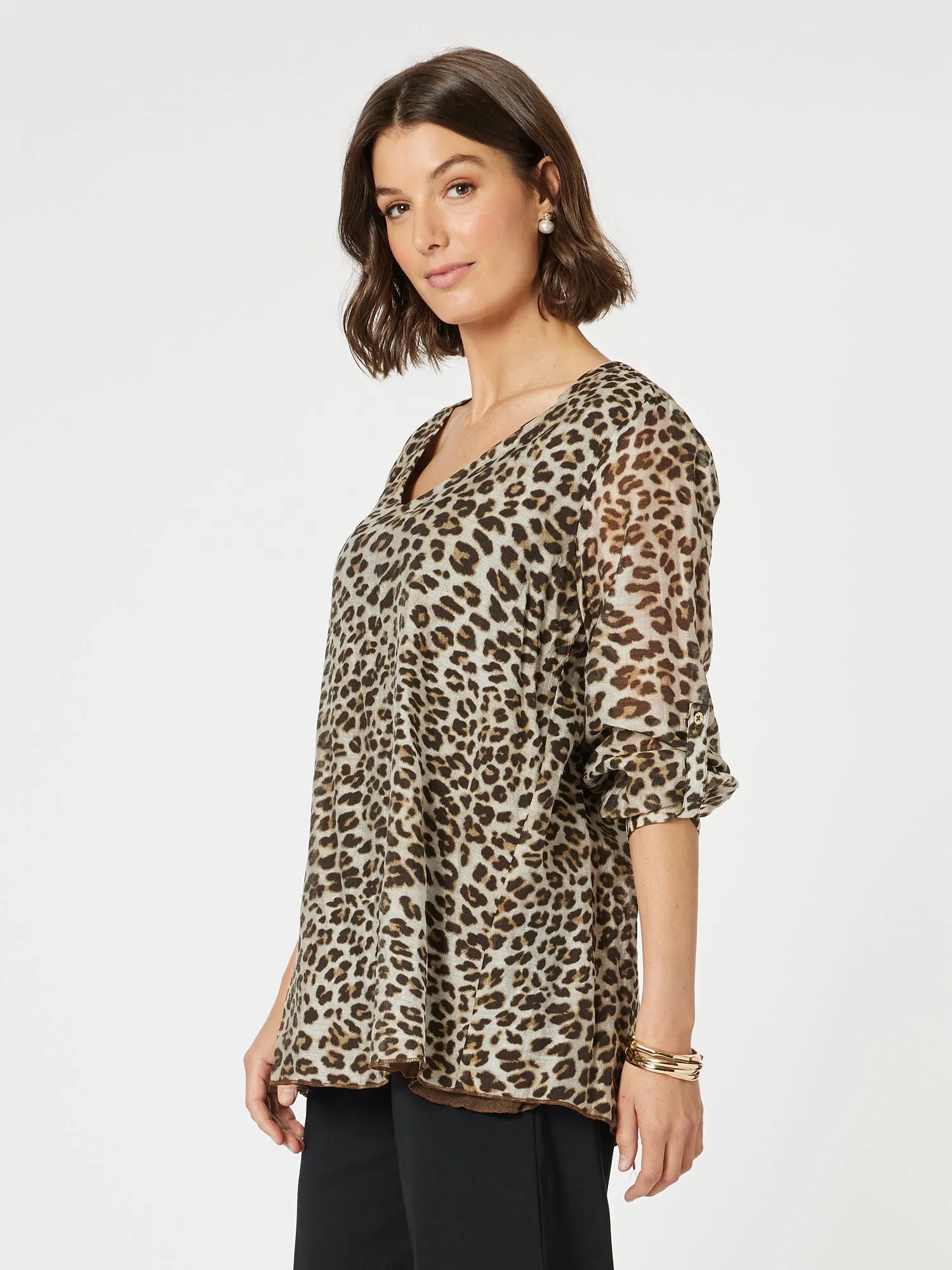 Safari Print Top - Animal sold by RC & Co product image thumbnail 3