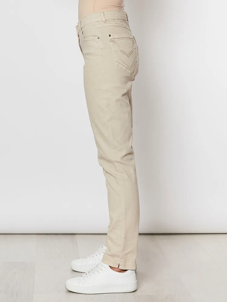 Miracle High Rise Jean - Sand sold by RC & Co product image thumbnail 3