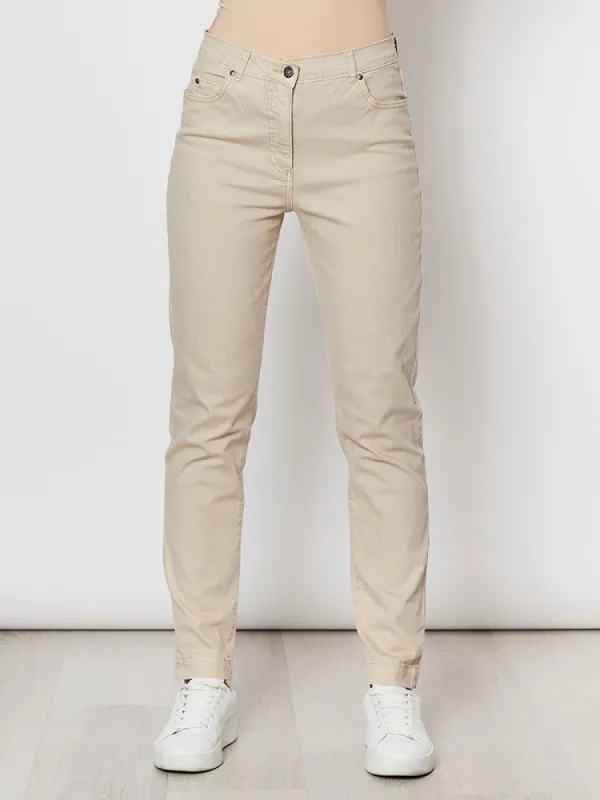 Miracle High Rise Jean - Sand sold by RC & Co