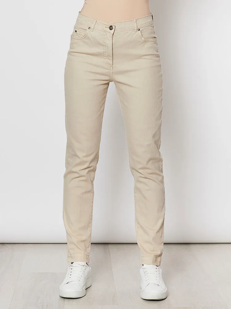 Miracle High Rise Jean - Sand sold by RC & Co