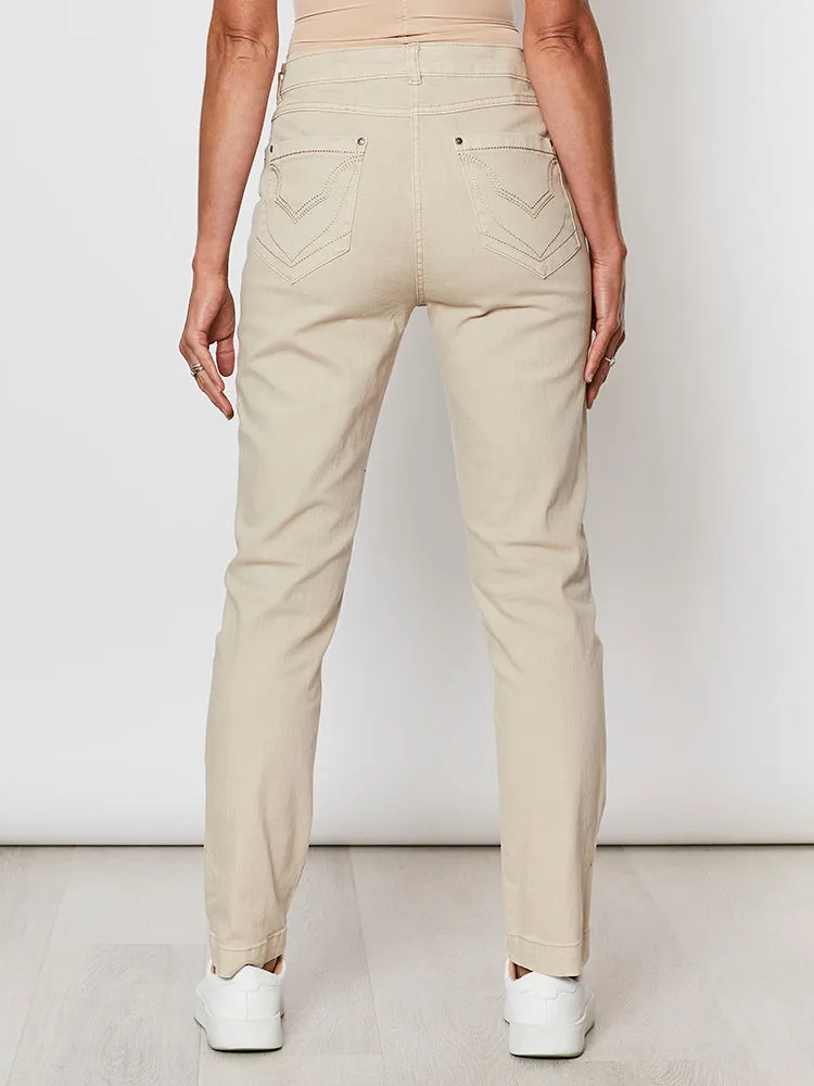 Miracle High Rise Jean - Sand sold by RC & Co product image thumbnail 4