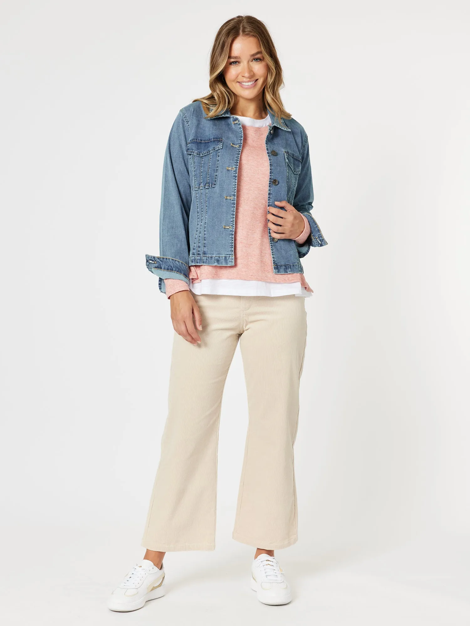 Alice 2 in 1 Knit Top - Coral sold by RC & Co product image thumbnail 5