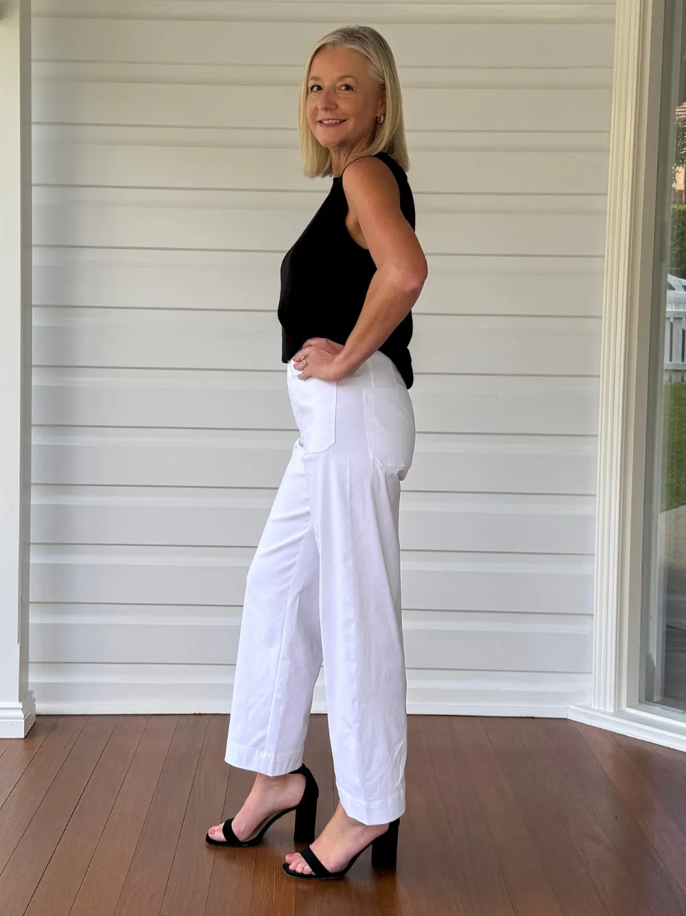 Marine Wide Leg Pant - White sold by RC & Co product image thumbnail 5