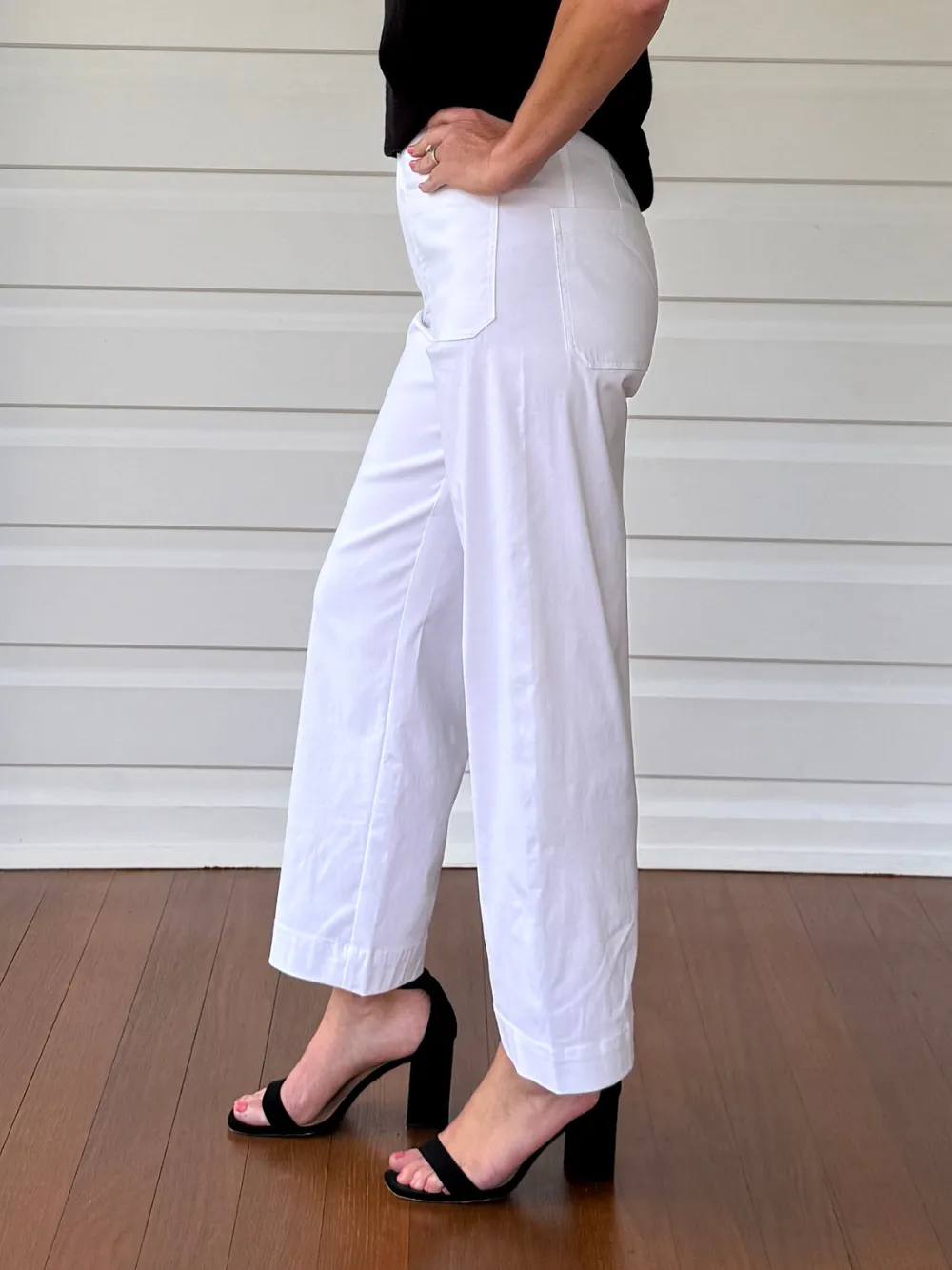 Marine Wide Leg Pant - White sold by RC & Co product image thumbnail 3