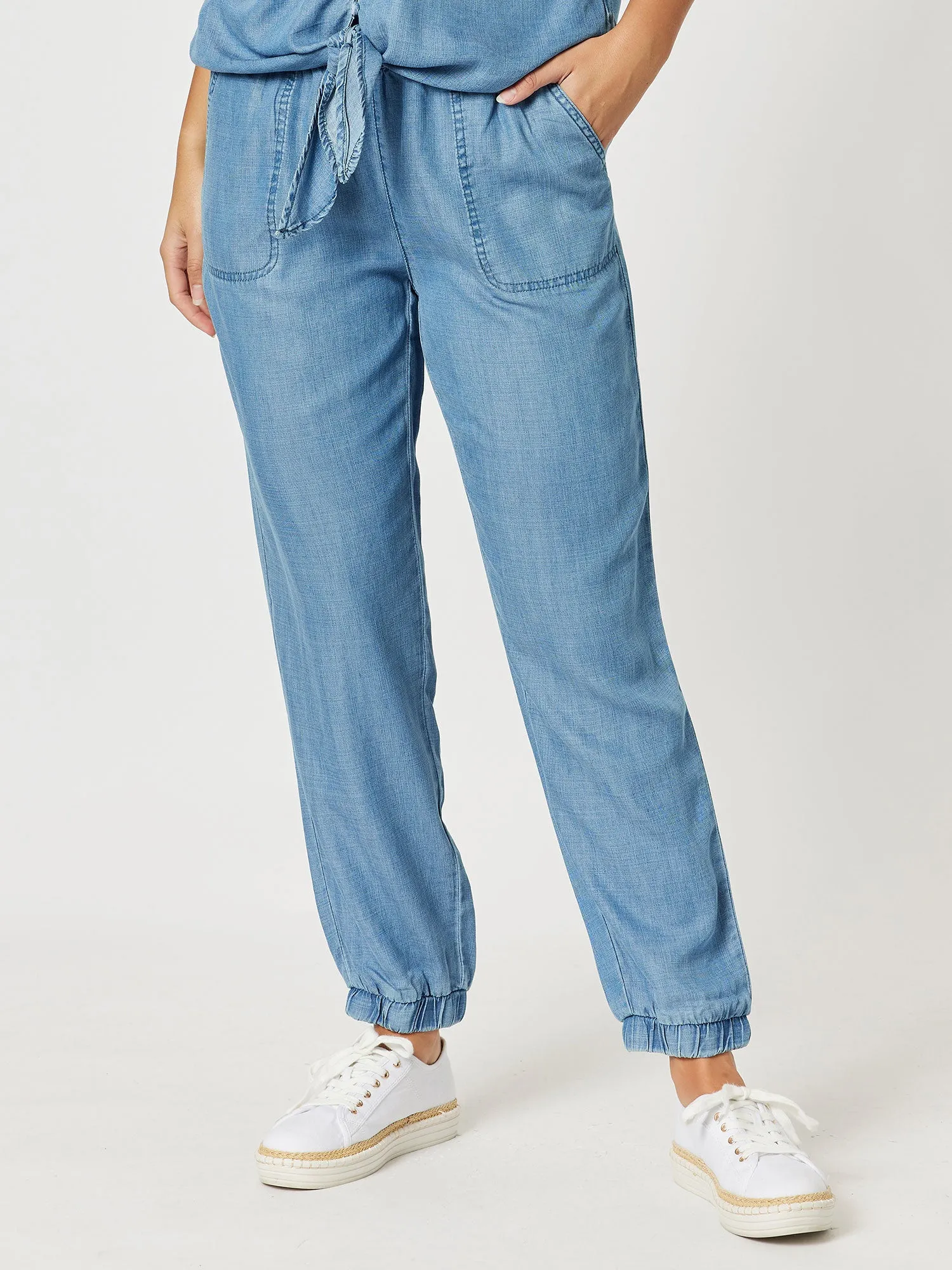 Chambray Lounge Pant - Chambray sold by RC & Co