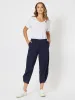 Parachute Convertible Pull On Wide Leg Pant - Navy sold by RC & Co