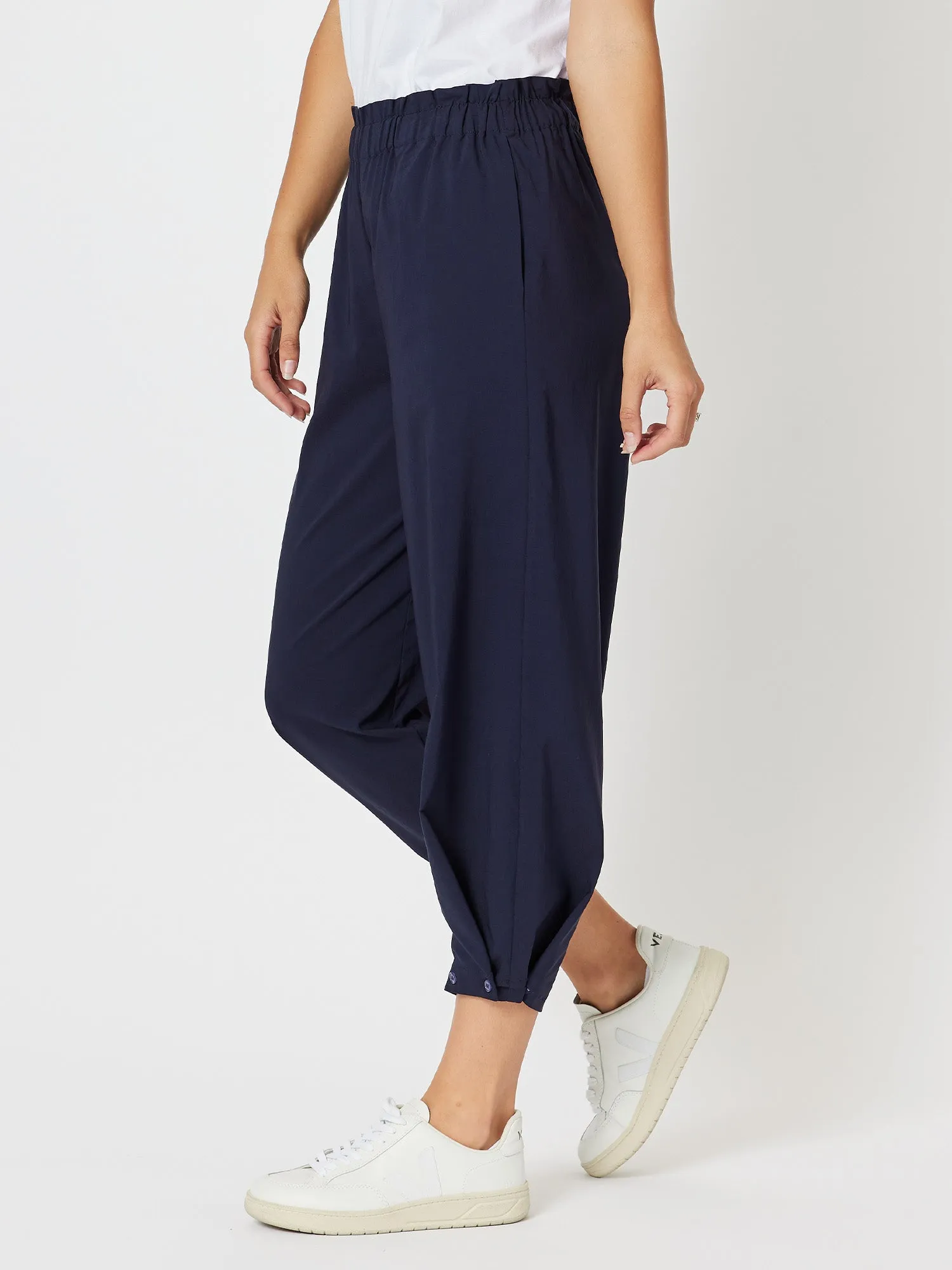 Parachute Convertible Pull On Wide Leg Pant - Navy sold by RC & Co product image thumbnail 3