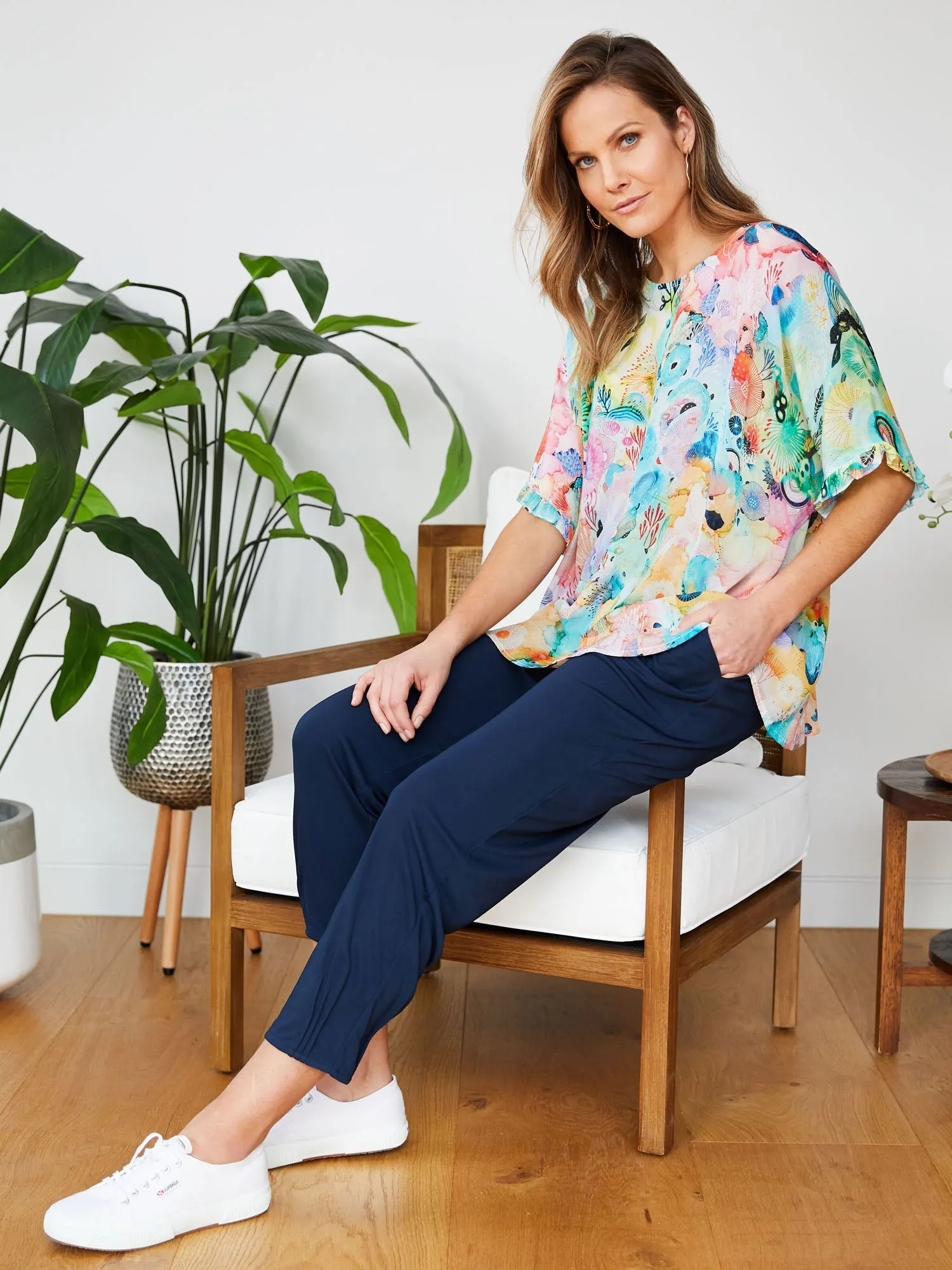 Dry Handle Stretch Pant - Navy sold by RC & Co product image thumbnail 2