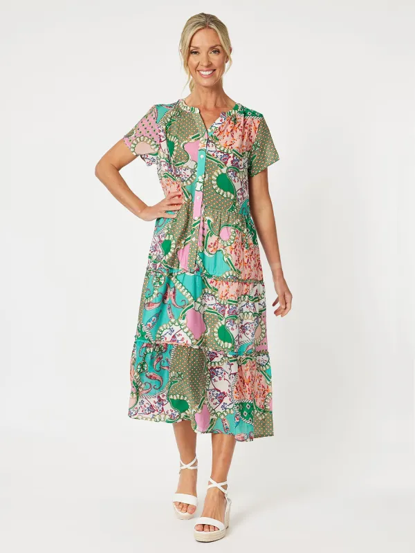 Giverny Print Dress - Multi sold by RC & Co