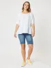 Drop Waist Linen Top - White sold by RC & Co