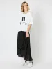 Oia Layered Pull On Midi Skirt - Black sold by RC & Co