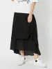 Oia Layered Pull On Midi Skirt - Black sold by RC & Co