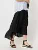 Oia Layered Pull On Midi Skirt - Black sold by RC & Co