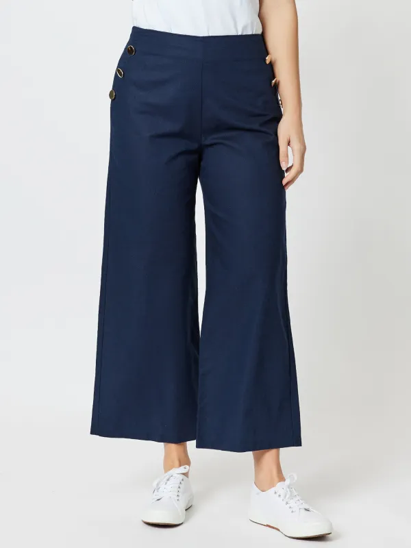 Sailor Wide Leg Pant - Navy sold by RC & Co