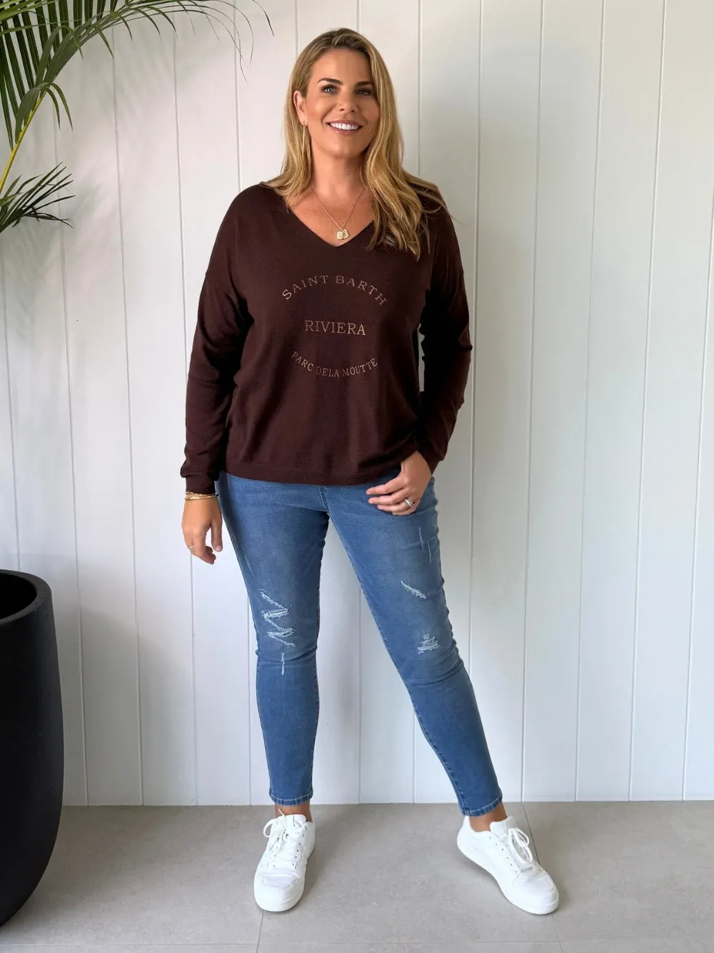 Saint Barth Knit - Chocolate sold by RC & Co product image thumbnail 2