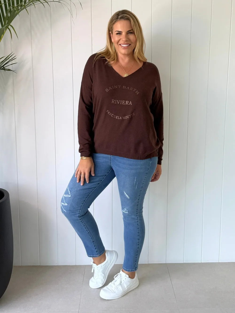 Saint Barth Knit - Chocolate sold by RC & Co product image thumbnail 4