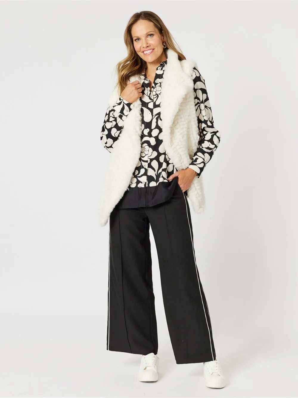 Casablanca Floral Print Shirt - Black/Chalk sold by RC & Co product image thumbnail 4