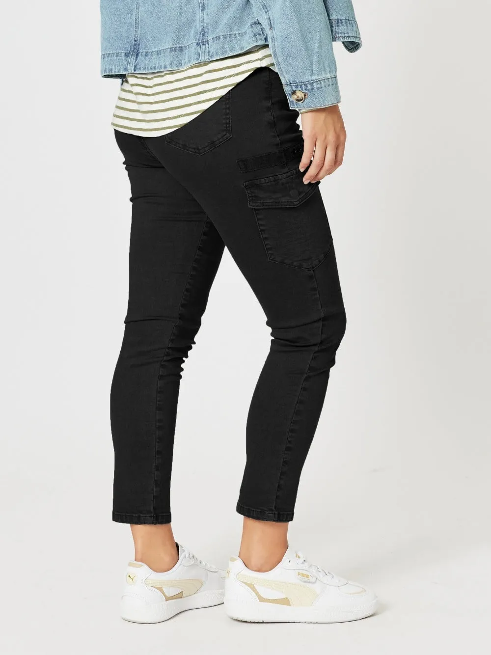 Paige Cargo Pant - Black sold by RC & Co product image thumbnail 3