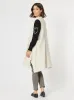 Casa Longline Knit Vest - Light Natural sold by RC & Co