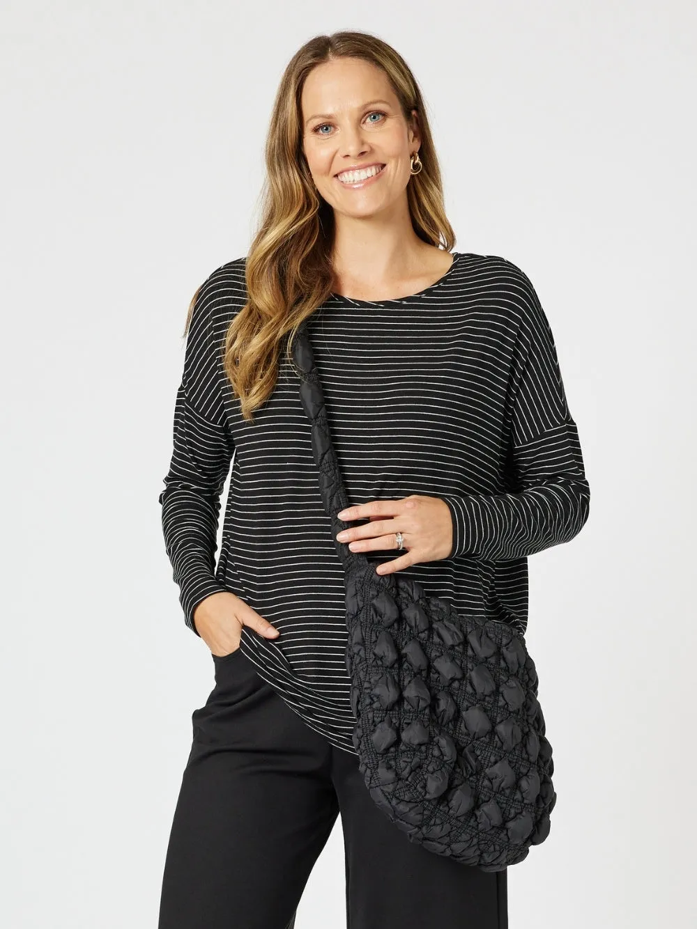 Off the Grid Puffer Bag - Black sold by RC & Co