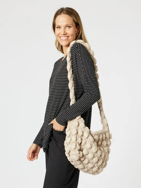 Off the Grid Puffer Bag - Natural sold by RC & Co