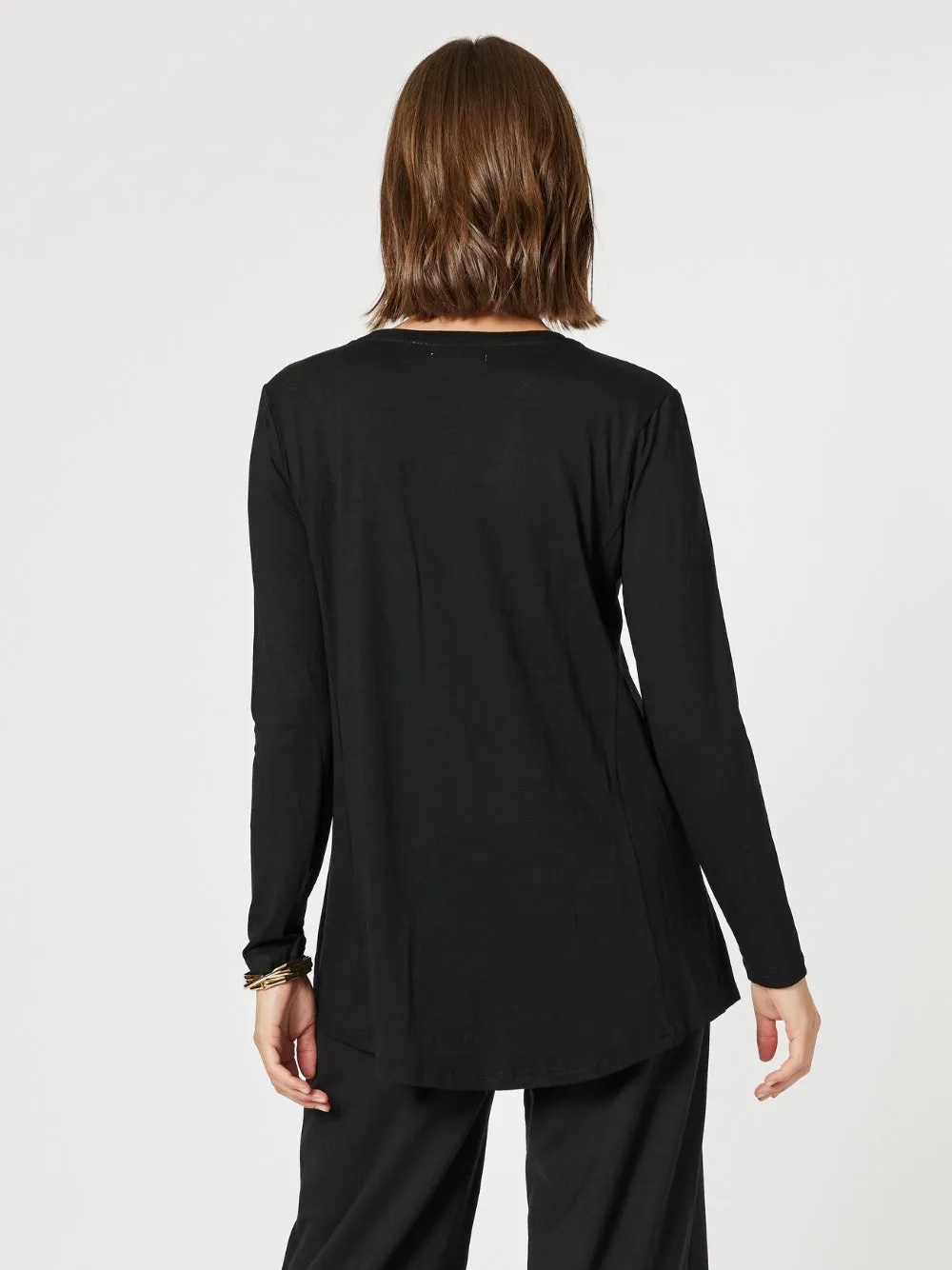 Sequin Sphere Long Sleeve Tee - Black/Gold sold by RC & Co product image thumbnail 4