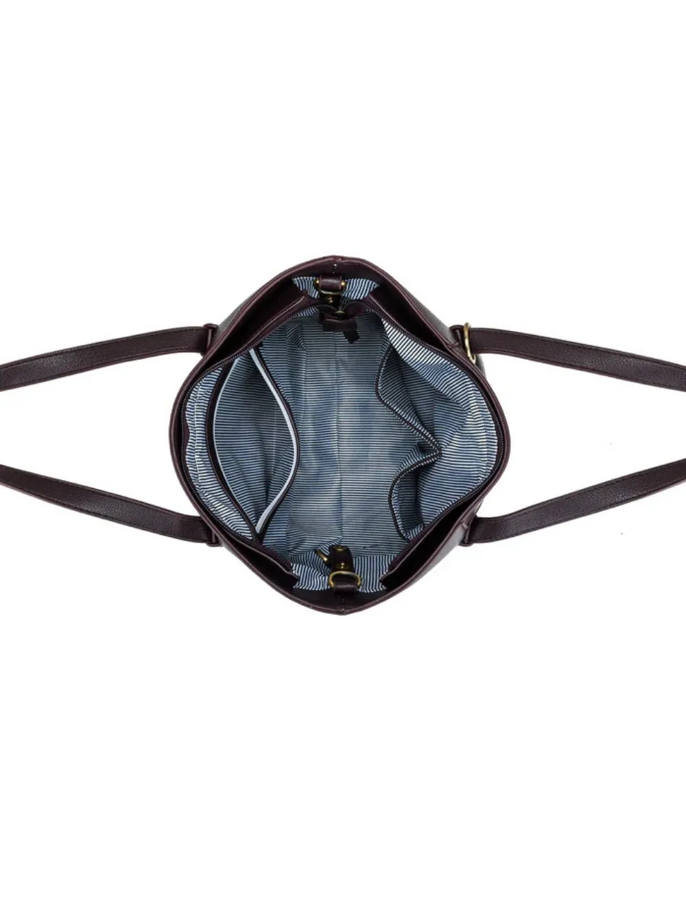 Antoinette Aubergine 3 Piece Handbag Set - Aubergine sold by RC & Co product image thumbnail 5