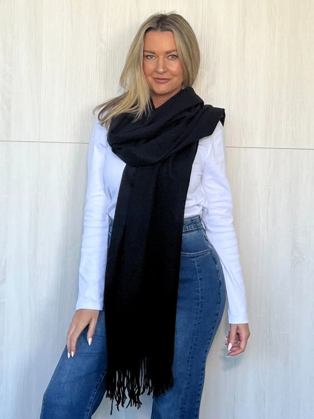 Cosy Scarf - Black sold by RC & Co