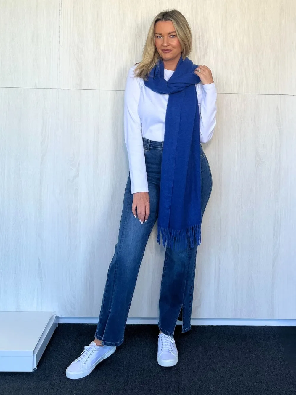 Cosy Scarf - Cobalt sold by RC & Co product image thumbnail 3